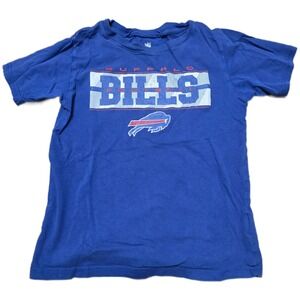Buffalo Bills NFL Team Apparel Kids T-Shirt Short Sleeve Blue Size S 6/7